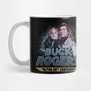 Vintage Worn Crack - Buck Rogers 1979 Glitch Mug